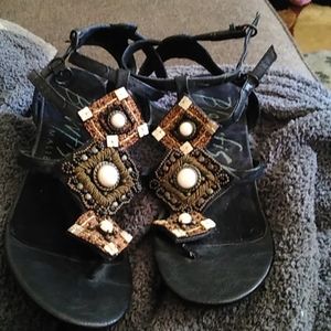 Blowfish gladiator sandals. Never worn.  No box